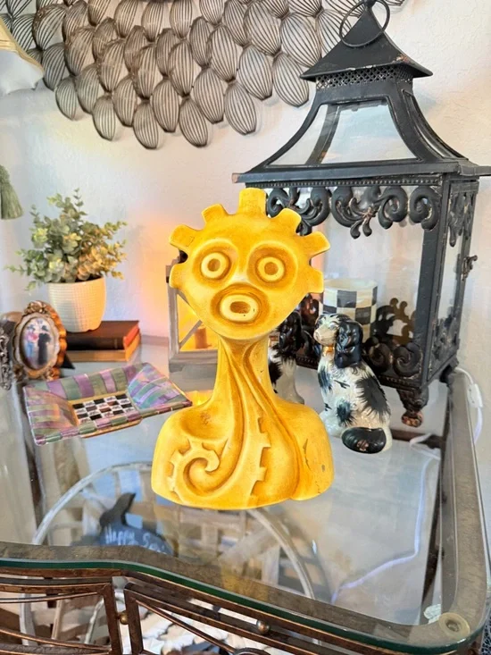 MCM Evolucion Ceramica Contemporary Mexican Sculpture Modern Art Bust "Guzman" - Picture 4 of 16